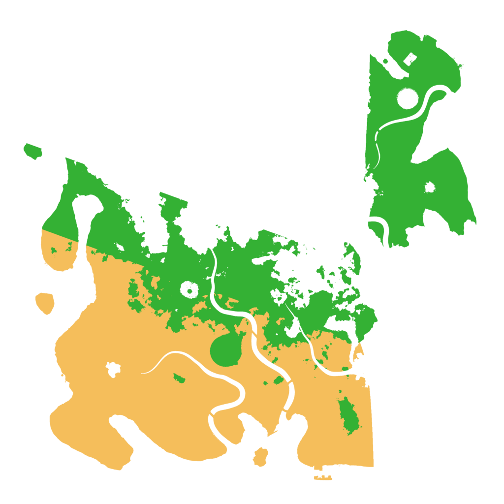 Biome Rust Map: Procedural Map, Size: 4250, Seed: 668396