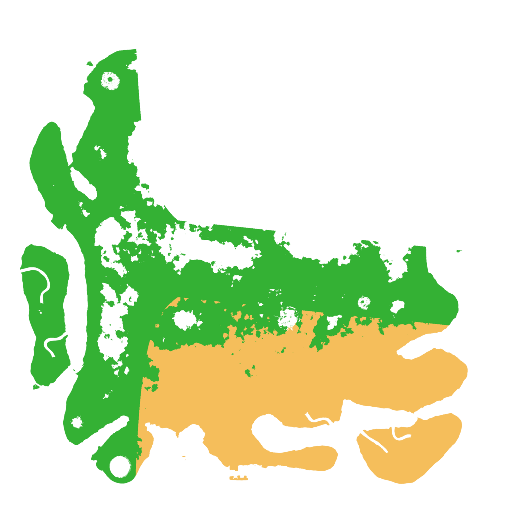 Biome Rust Map: Procedural Map, Size: 4250, Seed: 843301