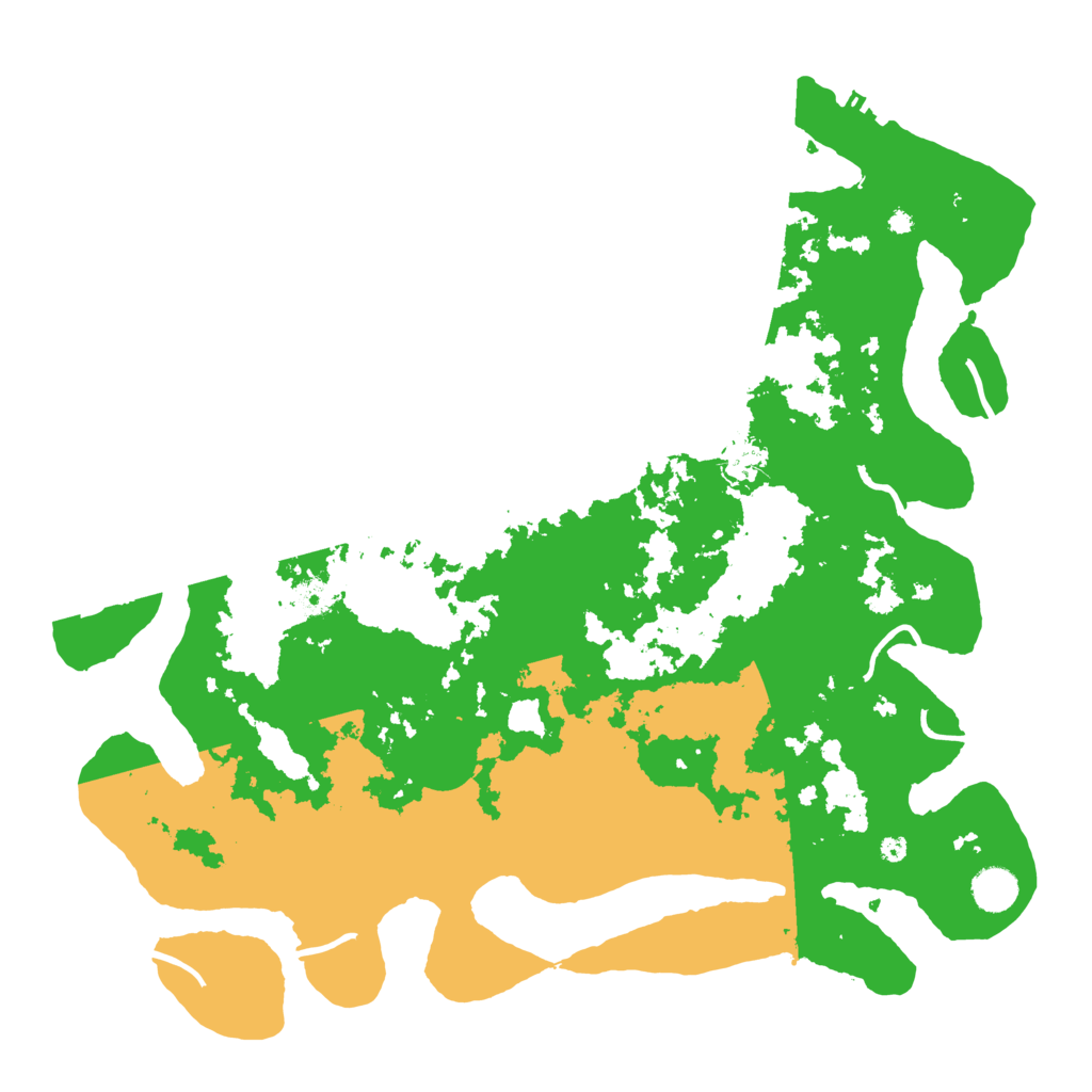 Biome Rust Map: Procedural Map, Size: 4250, Seed: 386479