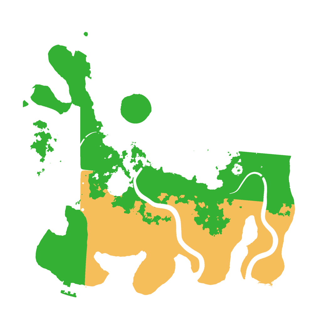 Biome Rust Map: Procedural Map, Size: 3000, Seed: 1005488735