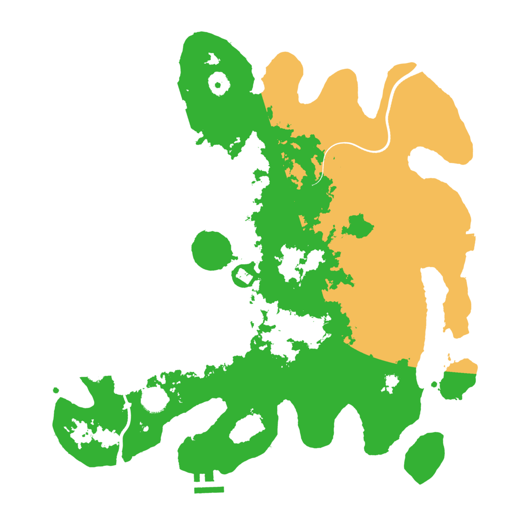 Biome Rust Map: Procedural Map, Size: 3500, Seed: 820646974