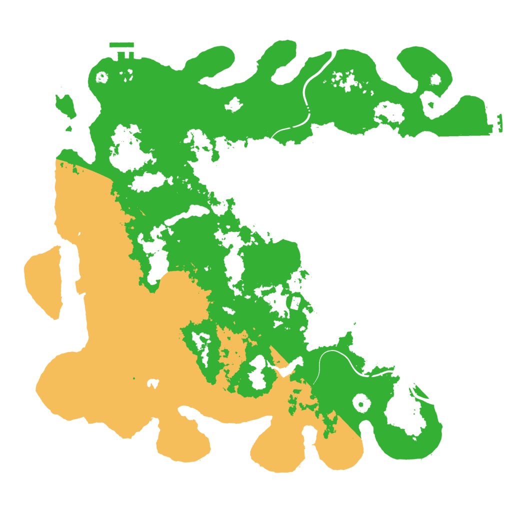 Biome Rust Map: Procedural Map, Size: 4250, Seed: 1238768