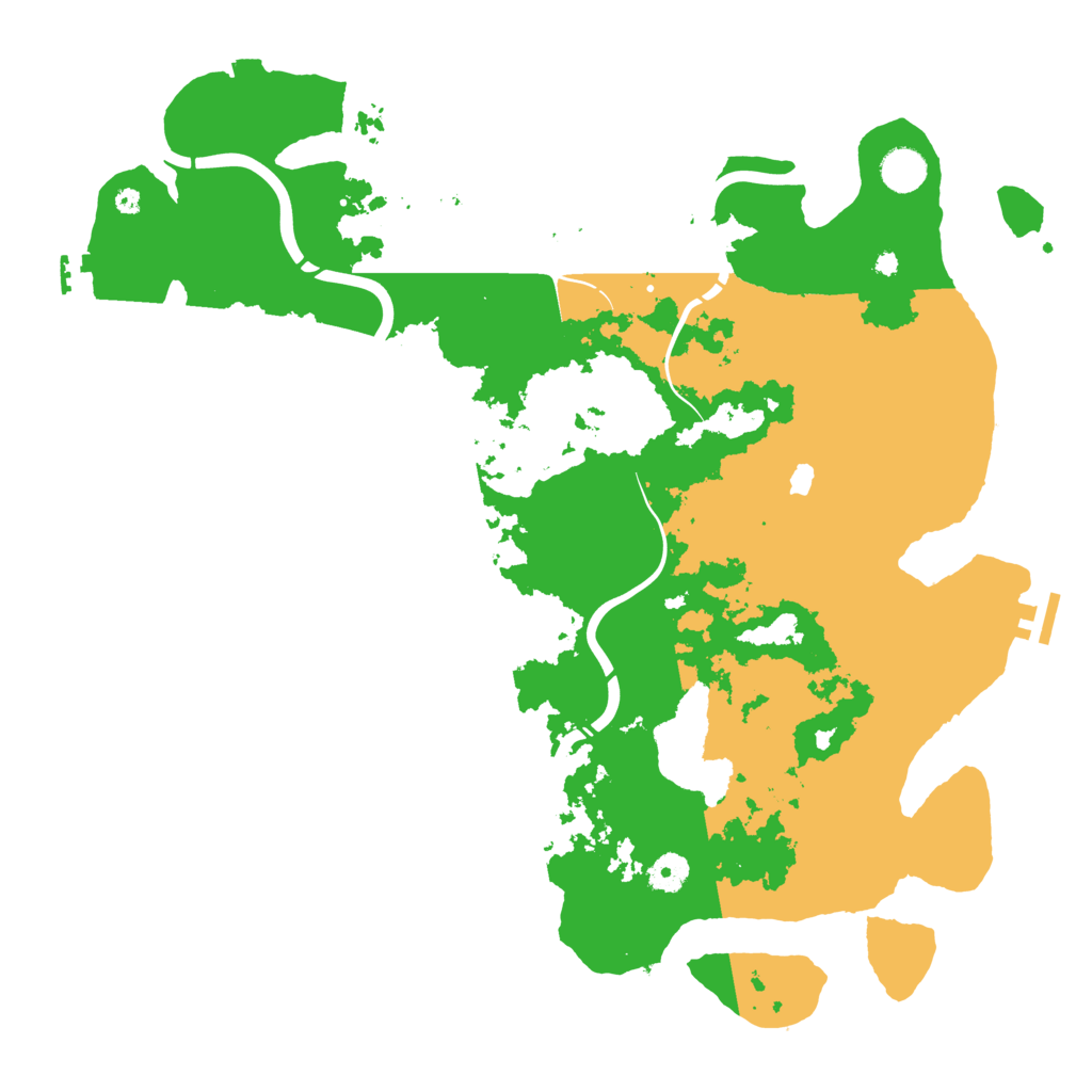 Biome Rust Map: Procedural Map, Size: 4250, Seed: 4791020