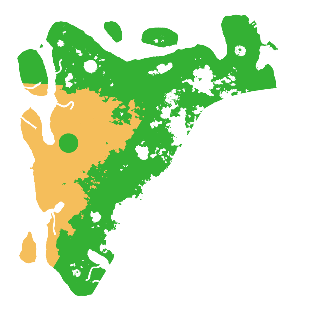 Biome Rust Map: Procedural Map, Size: 4250, Seed: 1106822