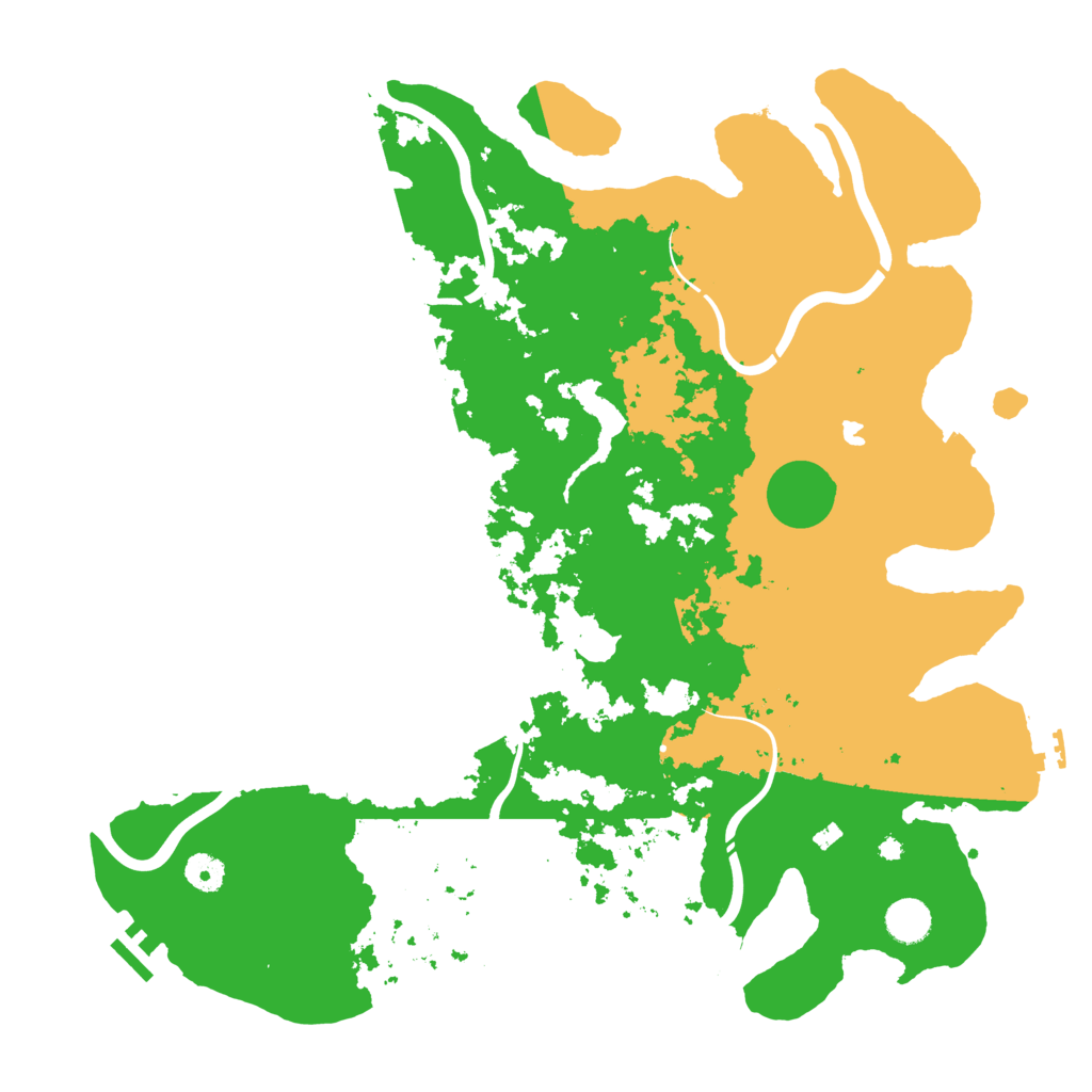 Biome Rust Map: Procedural Map, Size: 4250, Seed: 5149214