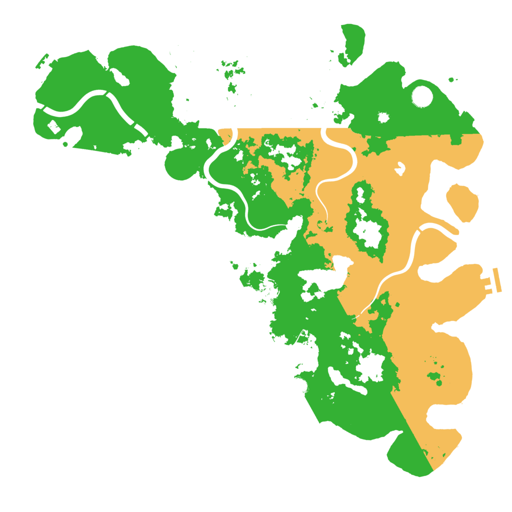 Biome Rust Map: Procedural Map, Size: 4250, Seed: 5454701