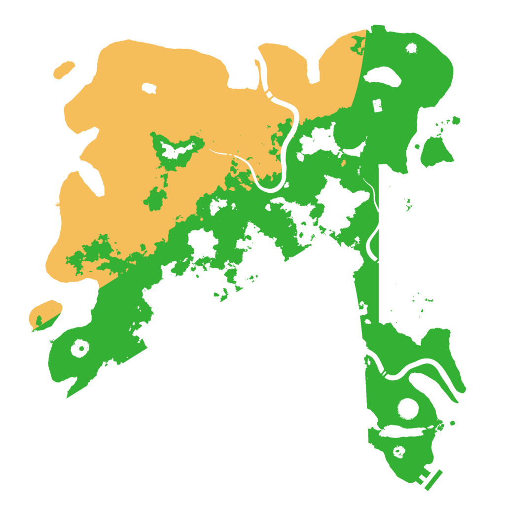 Biome Rust Map: Procedural Map, Size: 4250, Seed: 2523848