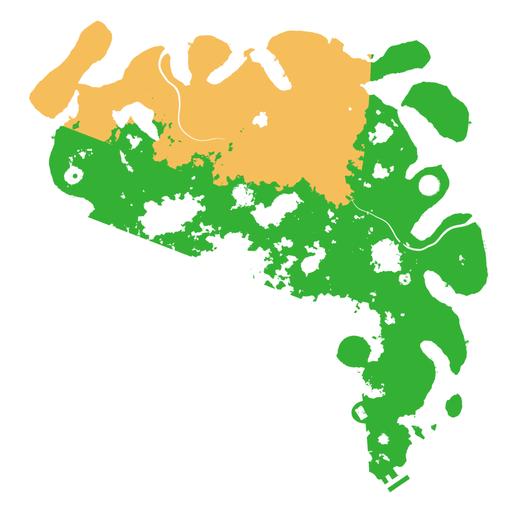 Biome Rust Map: Procedural Map, Size: 4250, Seed: 918284