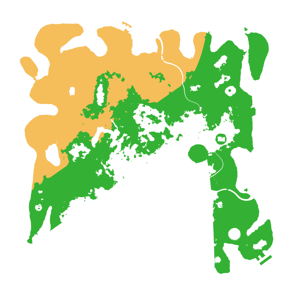 Biome Rust Map: Procedural Map, Size: 4250, Seed: 2968630