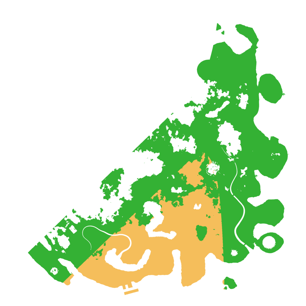 Biome Rust Map: Procedural Map, Size: 4250, Seed: 6309590