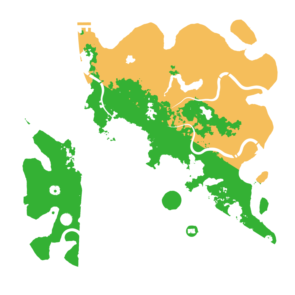 Biome Rust Map: Procedural Map, Size: 4250, Seed: 3767271