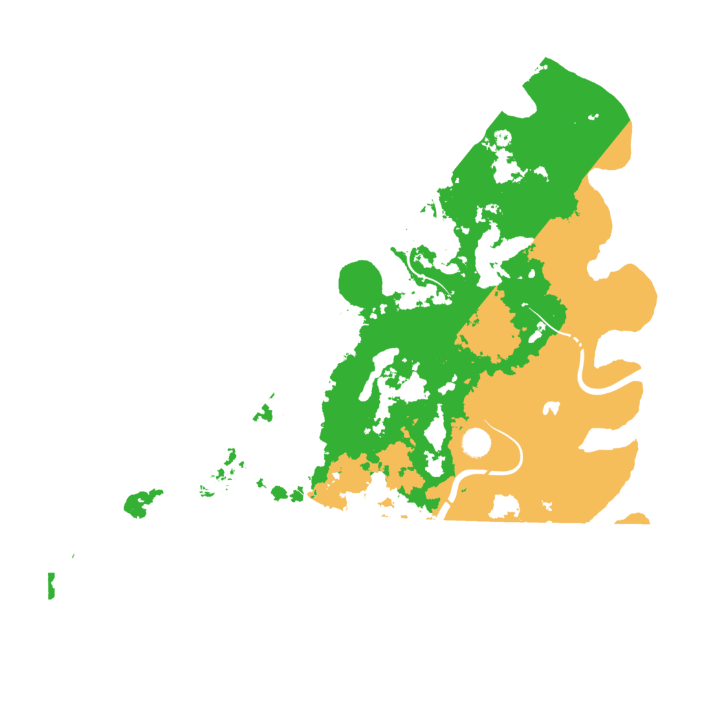 Biome Rust Map: Procedural Map, Size: 4250, Seed: 4320255