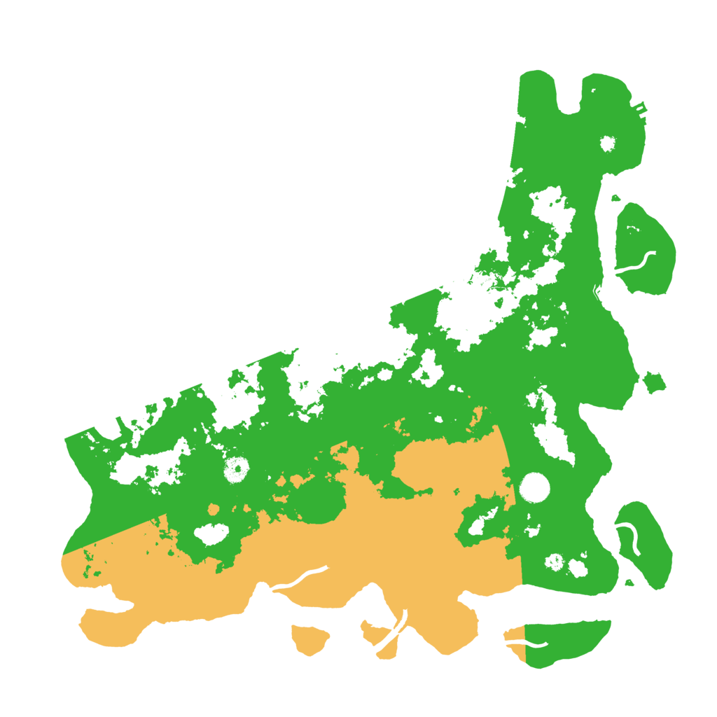Biome Rust Map: Procedural Map, Size: 4250, Seed: 124875
