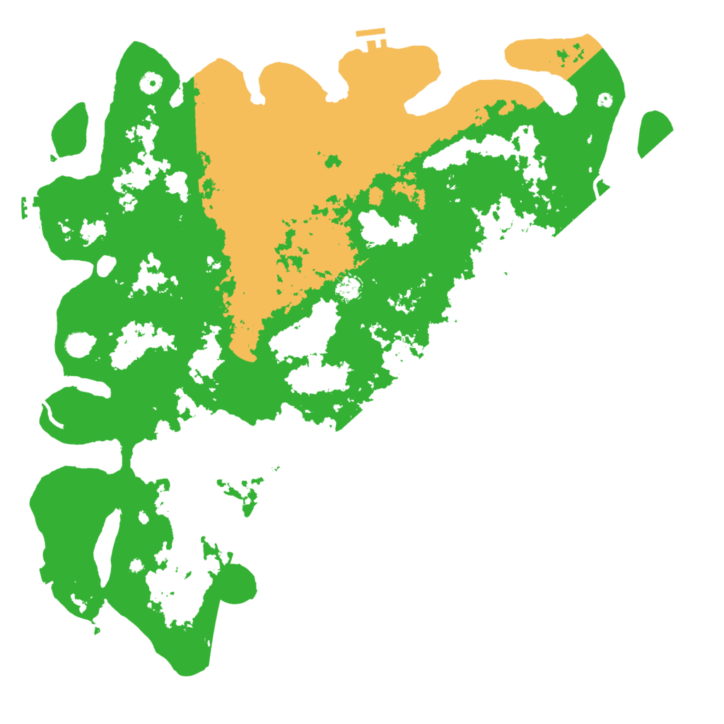 Biome Rust Map: Procedural Map, Size: 5000, Seed: 20