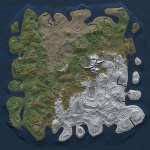 Thumbnail Rust Map: Procedural Map, Size: 5000, Seed: 20, 20 Monuments