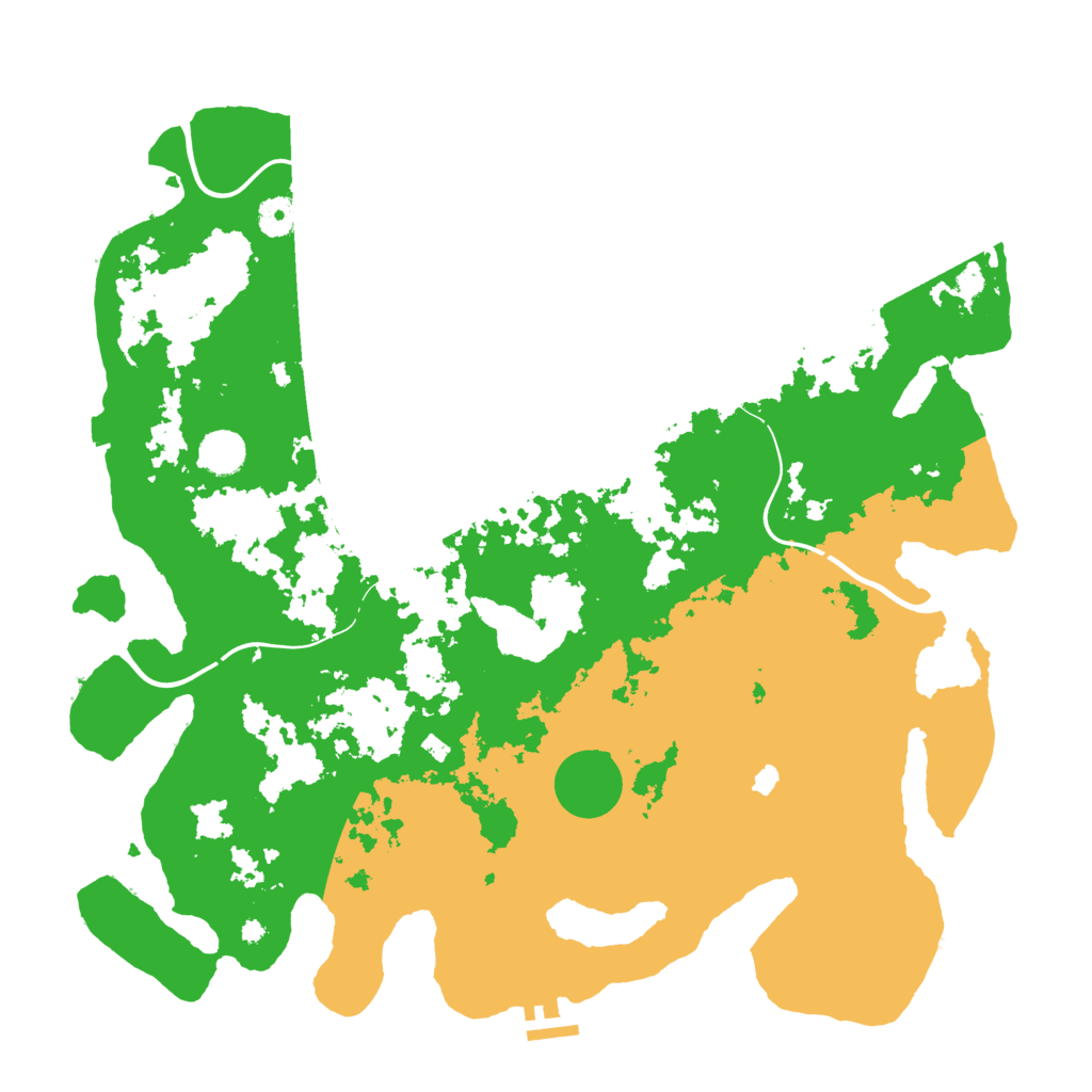 Biome Rust Map: Procedural Map, Size: 4250, Seed: 1258457