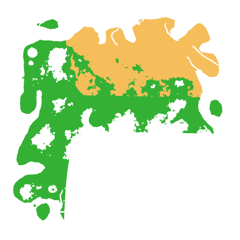 Biome Rust Map: Procedural Map, Size: 4250, Seed: 134643