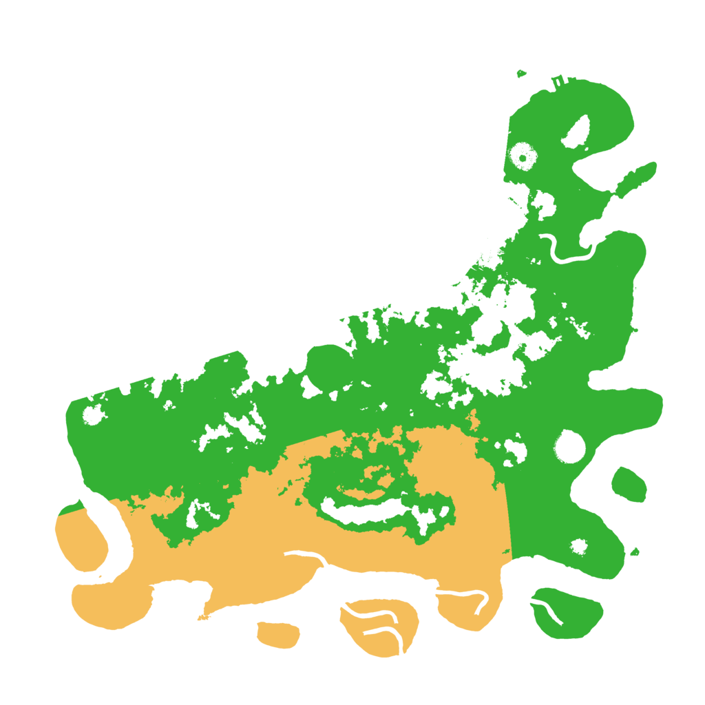 Biome Rust Map: Procedural Map, Size: 4000, Seed: 888