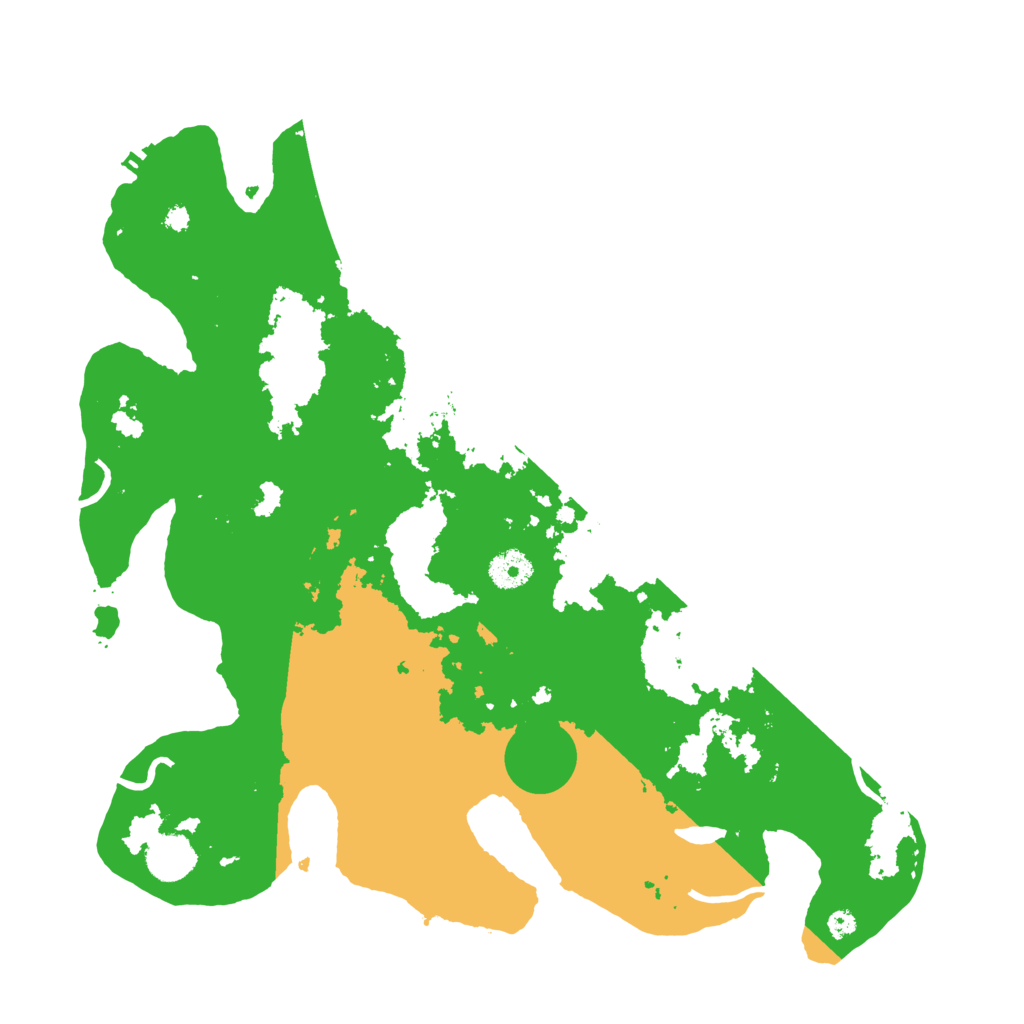 Biome Rust Map: Procedural Map, Size: 3800, Seed: 524284823