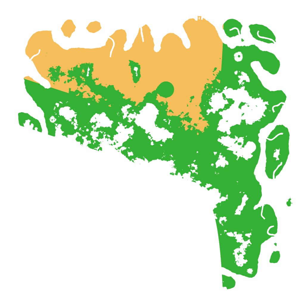 Biome Rust Map: Procedural Map, Size: 5000, Seed: 495901