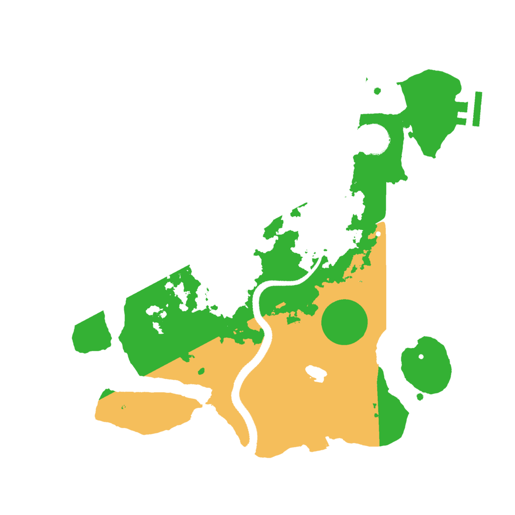 Biome Rust Map: Procedural Map, Size: 3000, Seed: 745938478