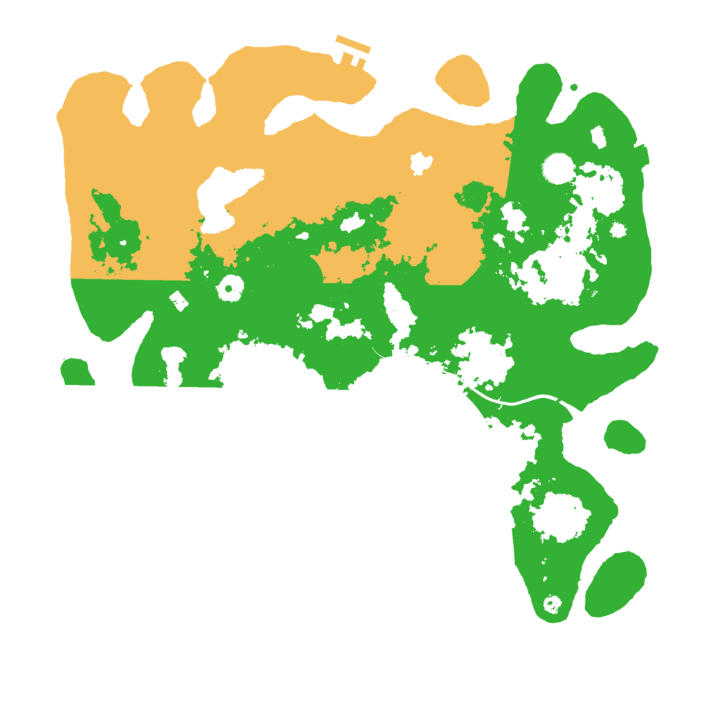 Biome Rust Map: Procedural Map, Size: 4000, Seed: 64542