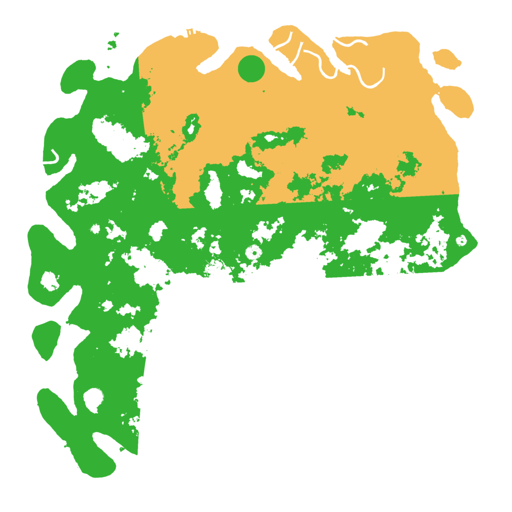 Biome Rust Map: Procedural Map, Size: 5000, Seed: 132955508