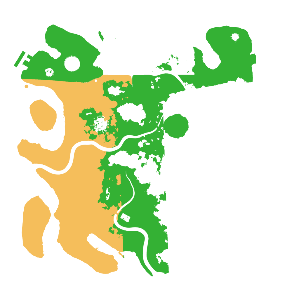 Biome Rust Map: Procedural Map, Size: 3500, Seed: 6375673