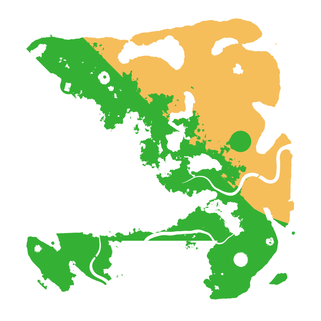 Biome Rust Map: Procedural Map, Size: 4000, Seed: 84612