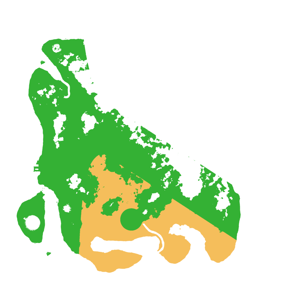 Biome Rust Map: Procedural Map, Size: 3500, Seed: 6412504