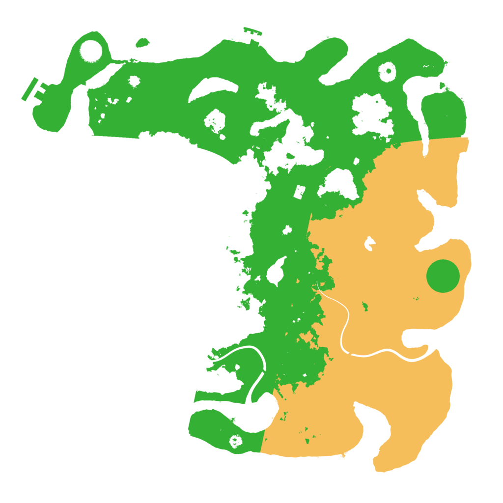 Biome Rust Map: Procedural Map, Size: 4000, Seed: 1462171747