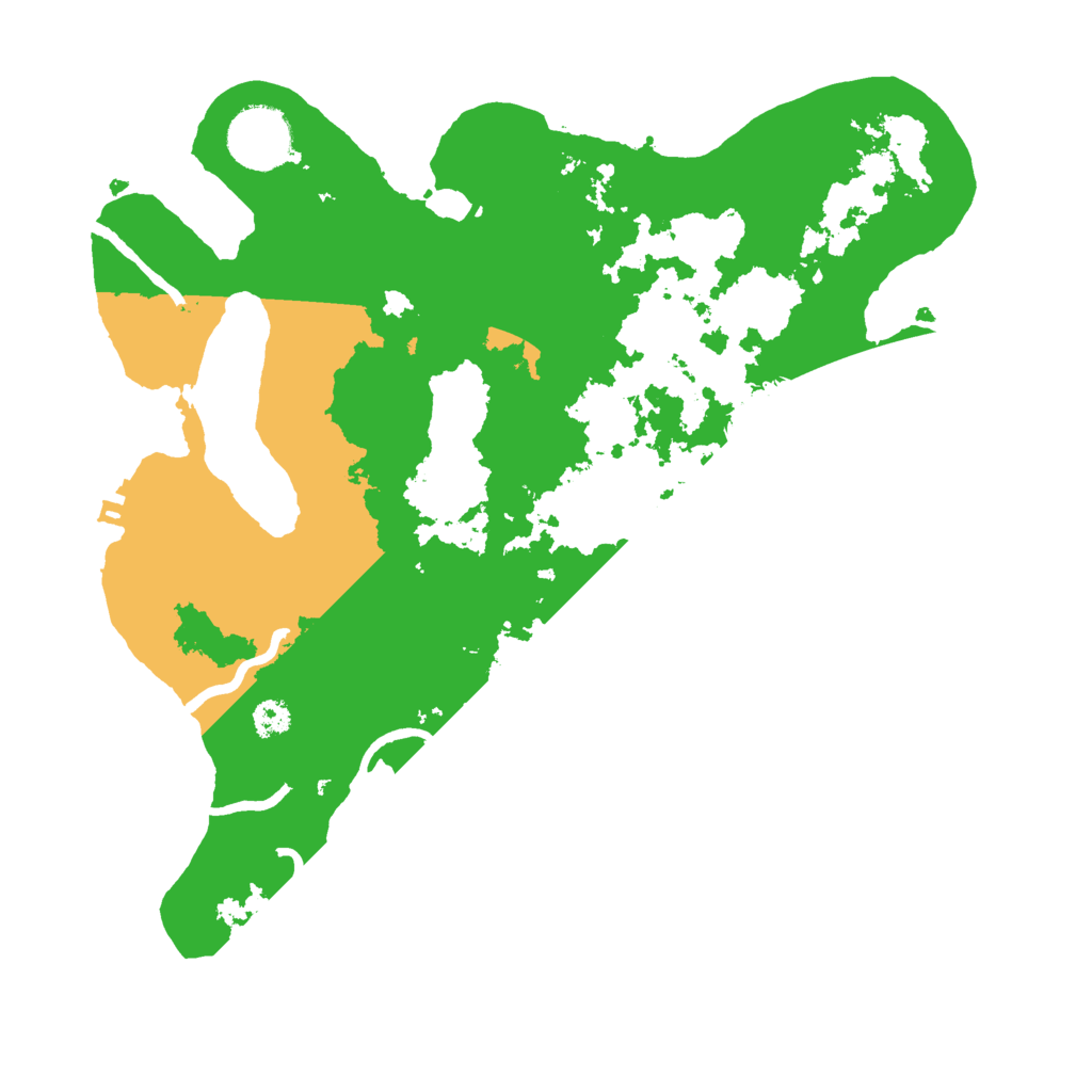 Biome Rust Map: Procedural Map, Size: 3000, Seed: 2036664887