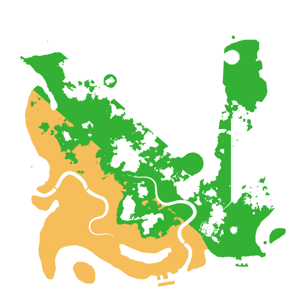 Biome Rust Map: Procedural Map, Size: 3750, Seed: 90912518