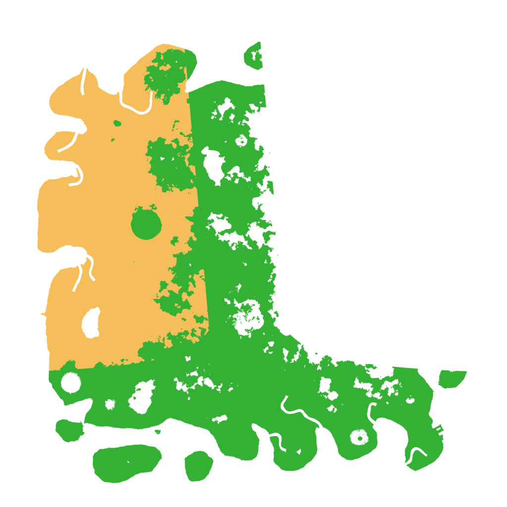 Biome Rust Map: Procedural Map, Size: 4500, Seed: 69563