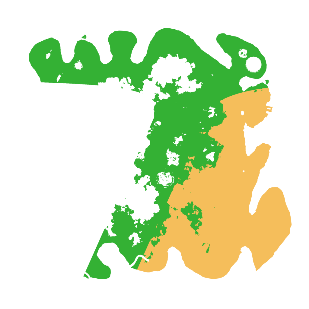 Biome Rust Map: Procedural Map, Size: 3500, Seed: 4872278