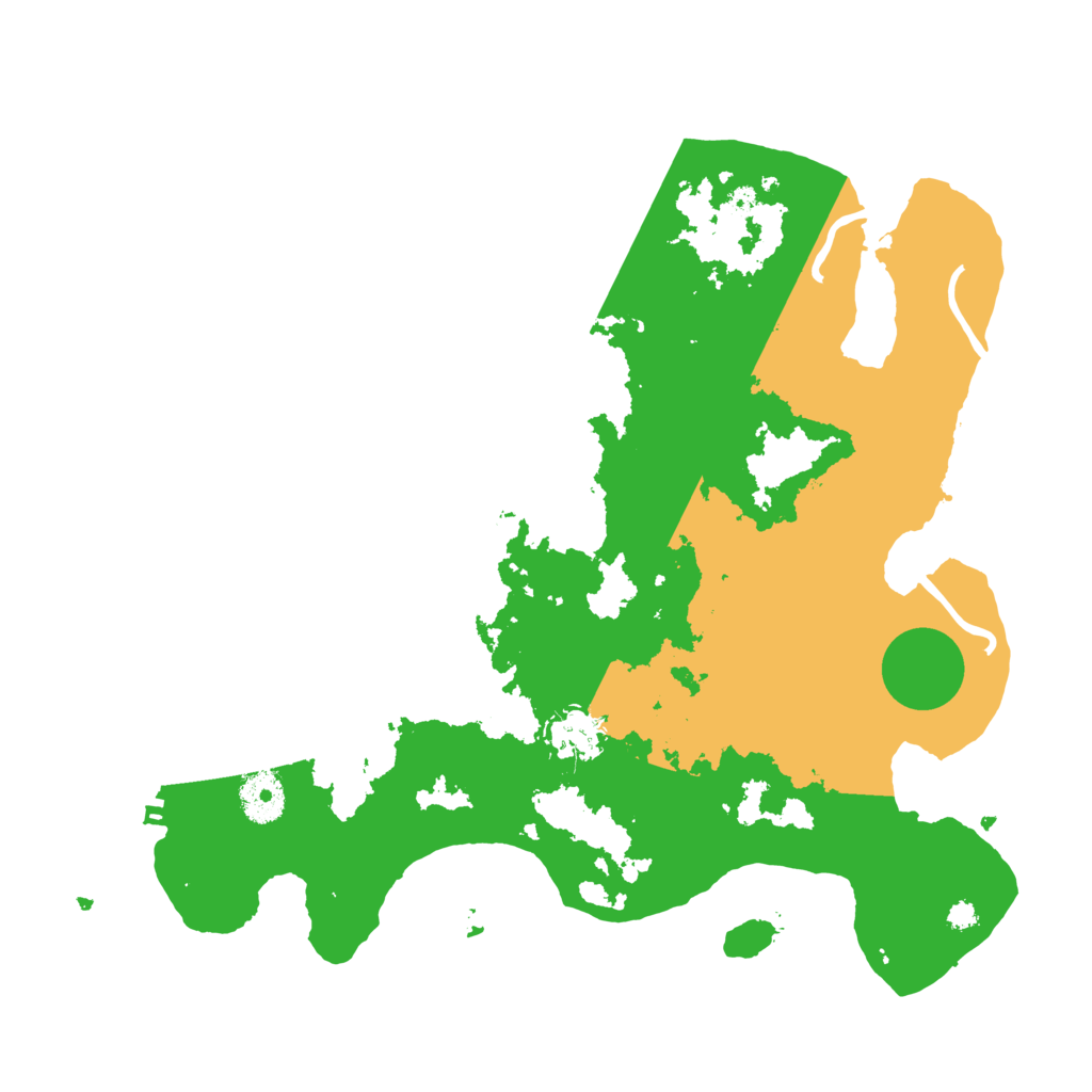 Biome Rust Map: Procedural Map, Size: 3500, Seed: 54345312