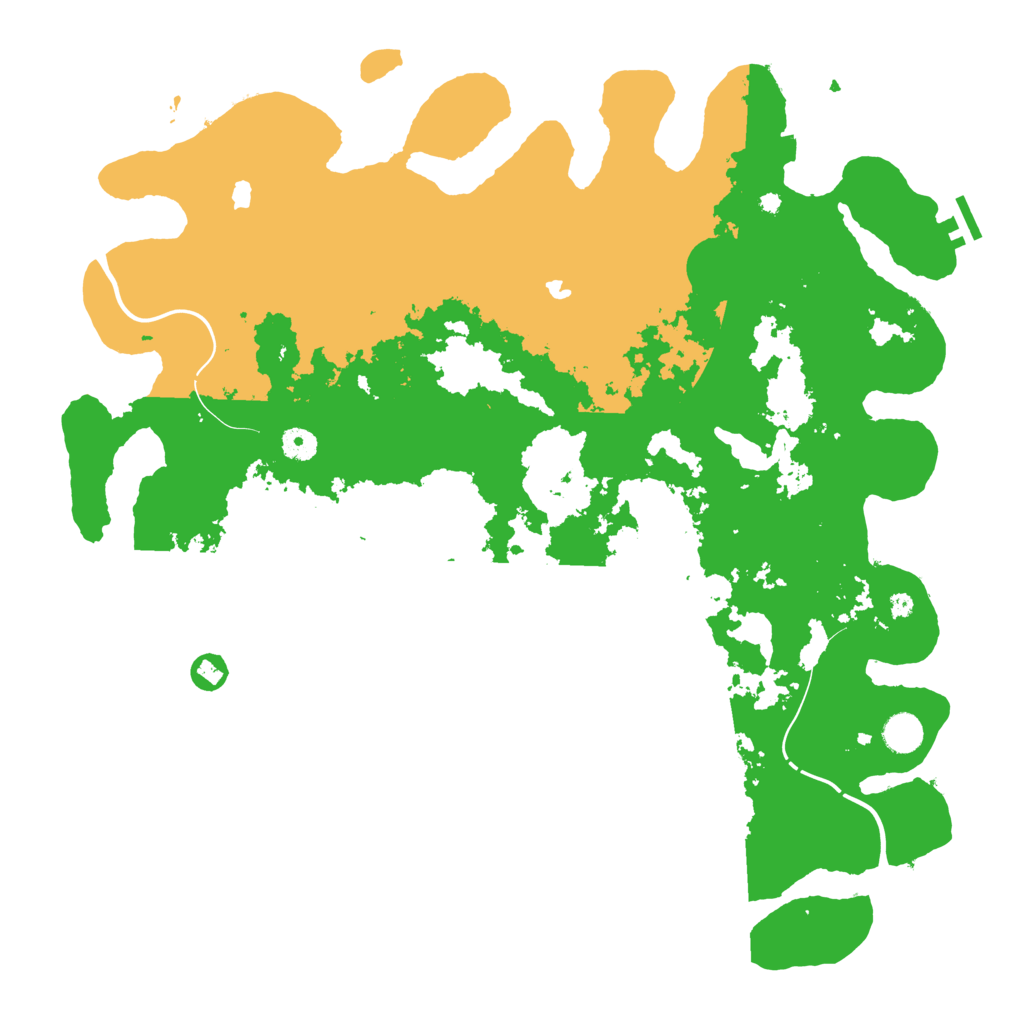 Biome Rust Map: Procedural Map, Size: 4500, Seed: 20220414