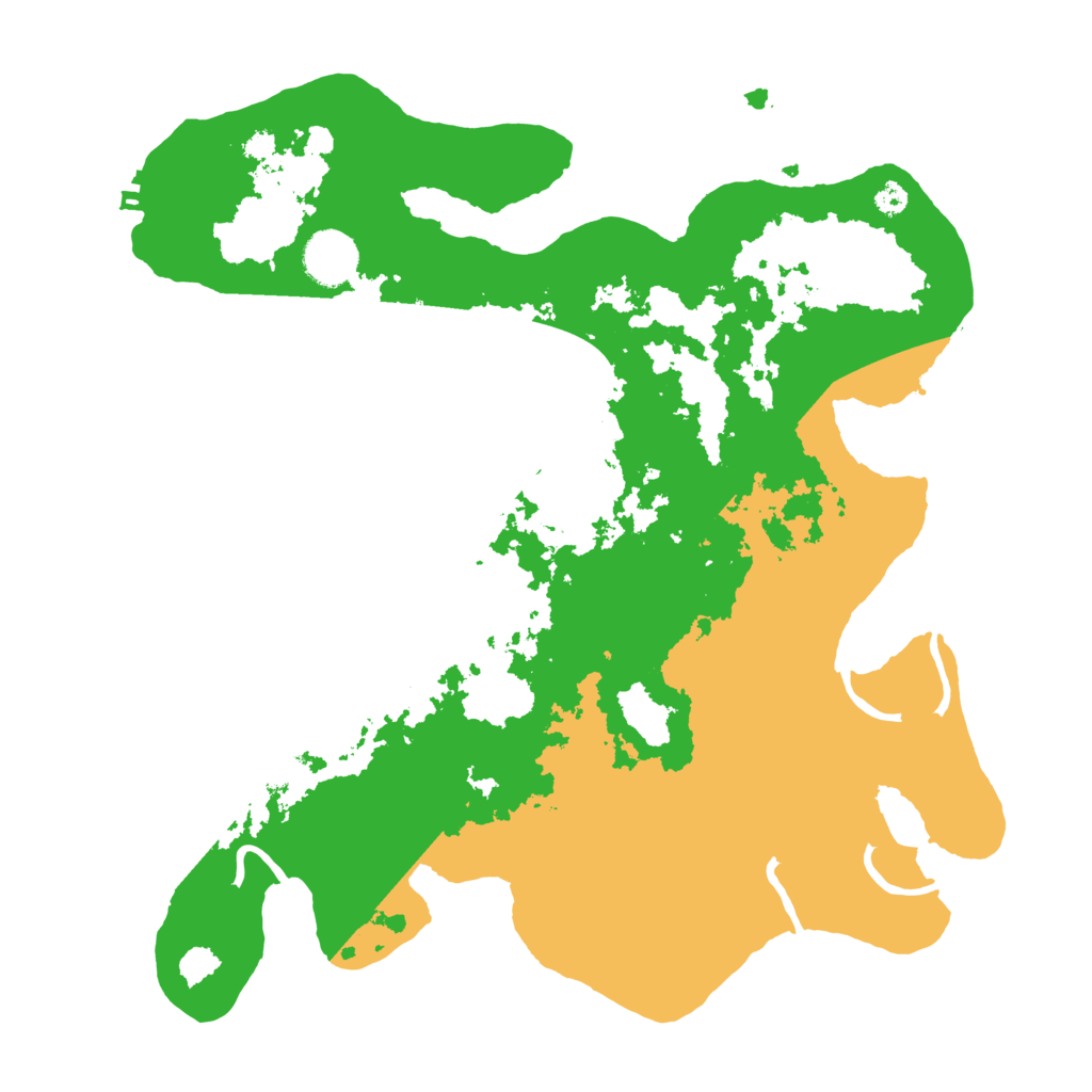 Biome Rust Map: Procedural Map, Size: 3500, Seed: 255836203