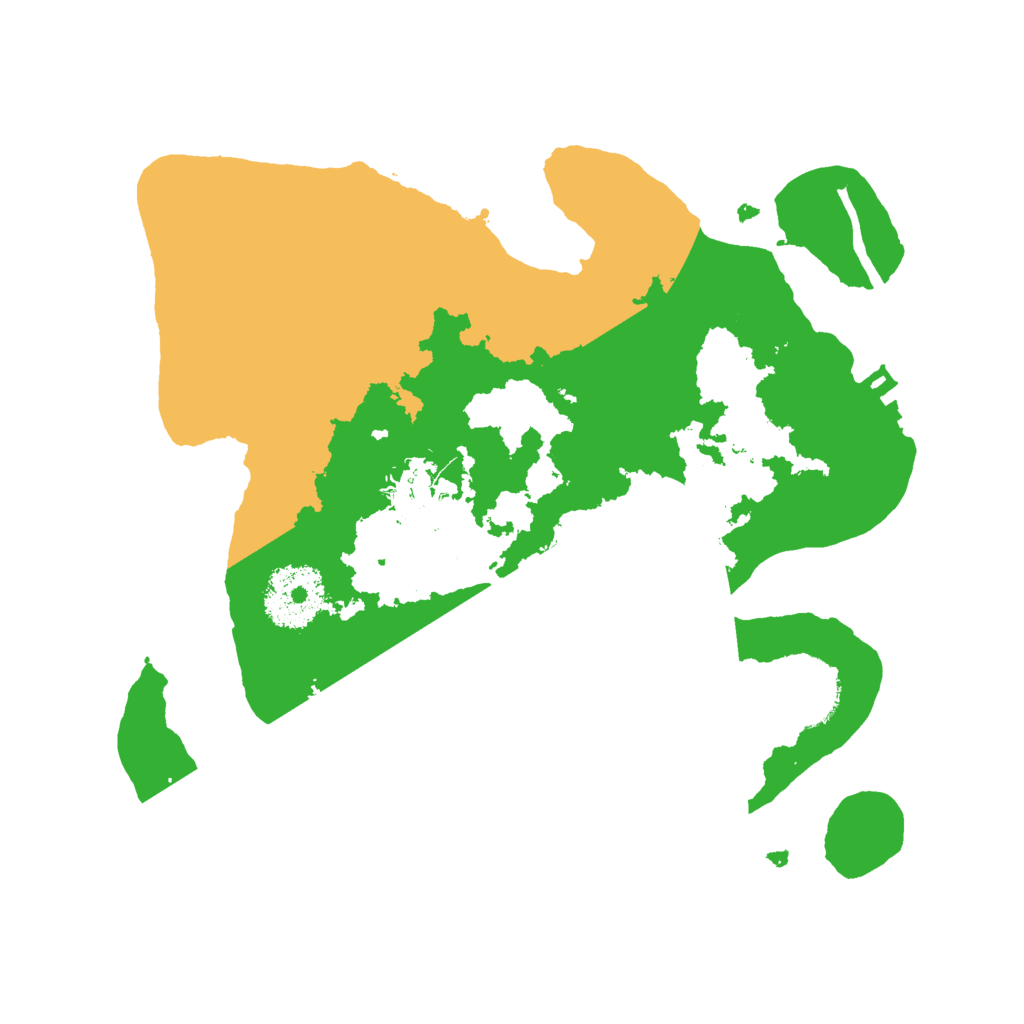 Biome Rust Map: Procedural Map, Size: 2500, Seed: 879312