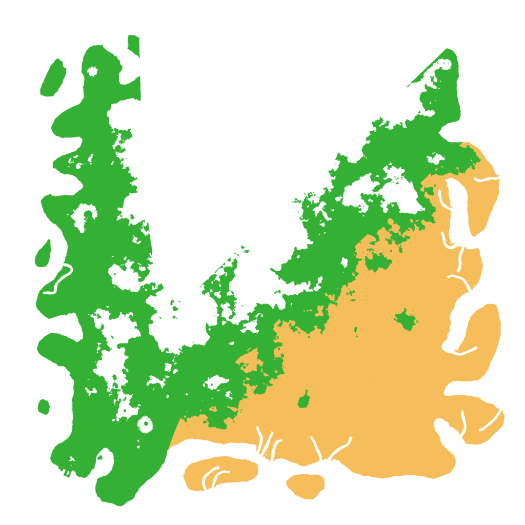 Biome Rust Map: Procedural Map, Size: 5000, Seed: 8321
