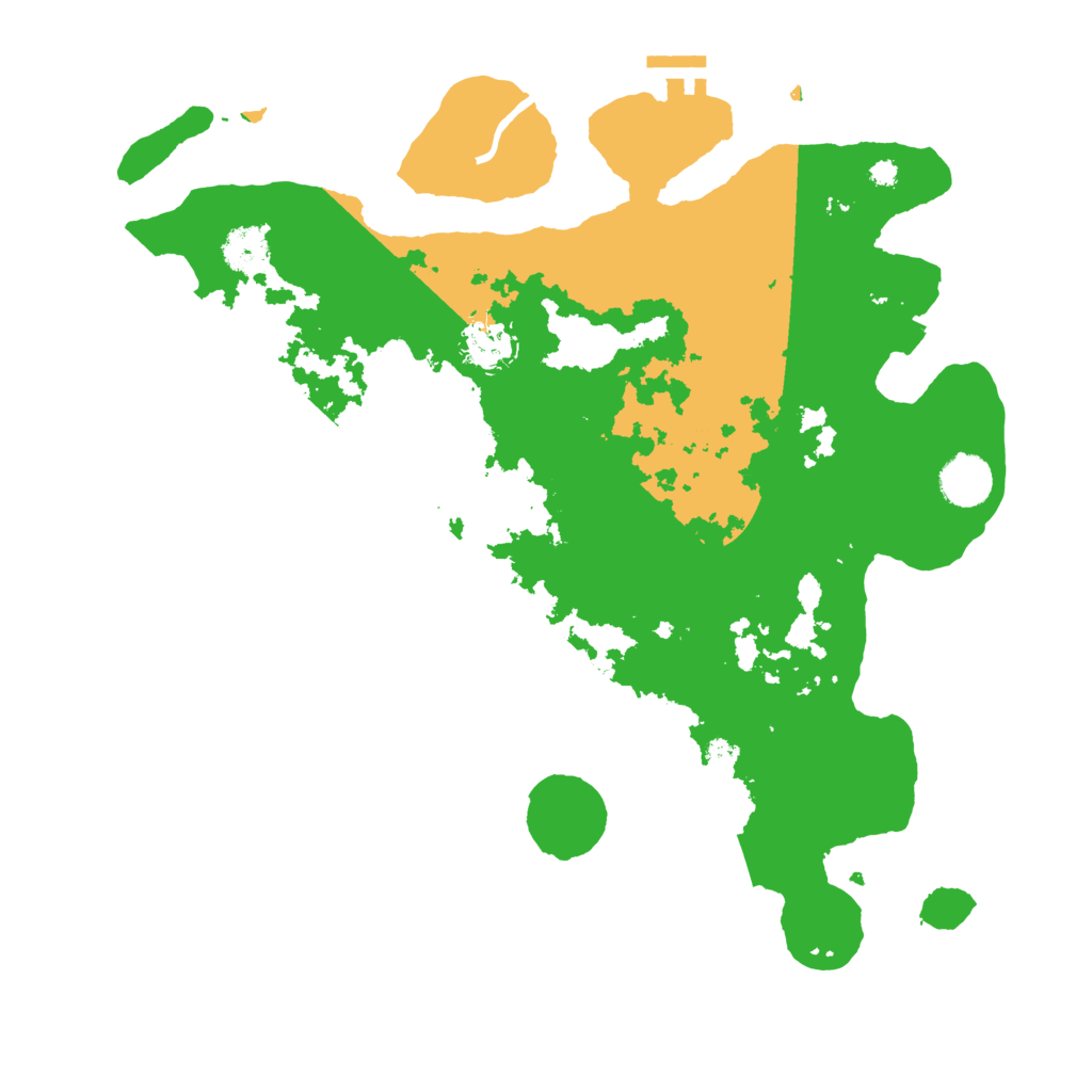 Biome Rust Map: Procedural Map, Size: 3700, Seed: 1495550563