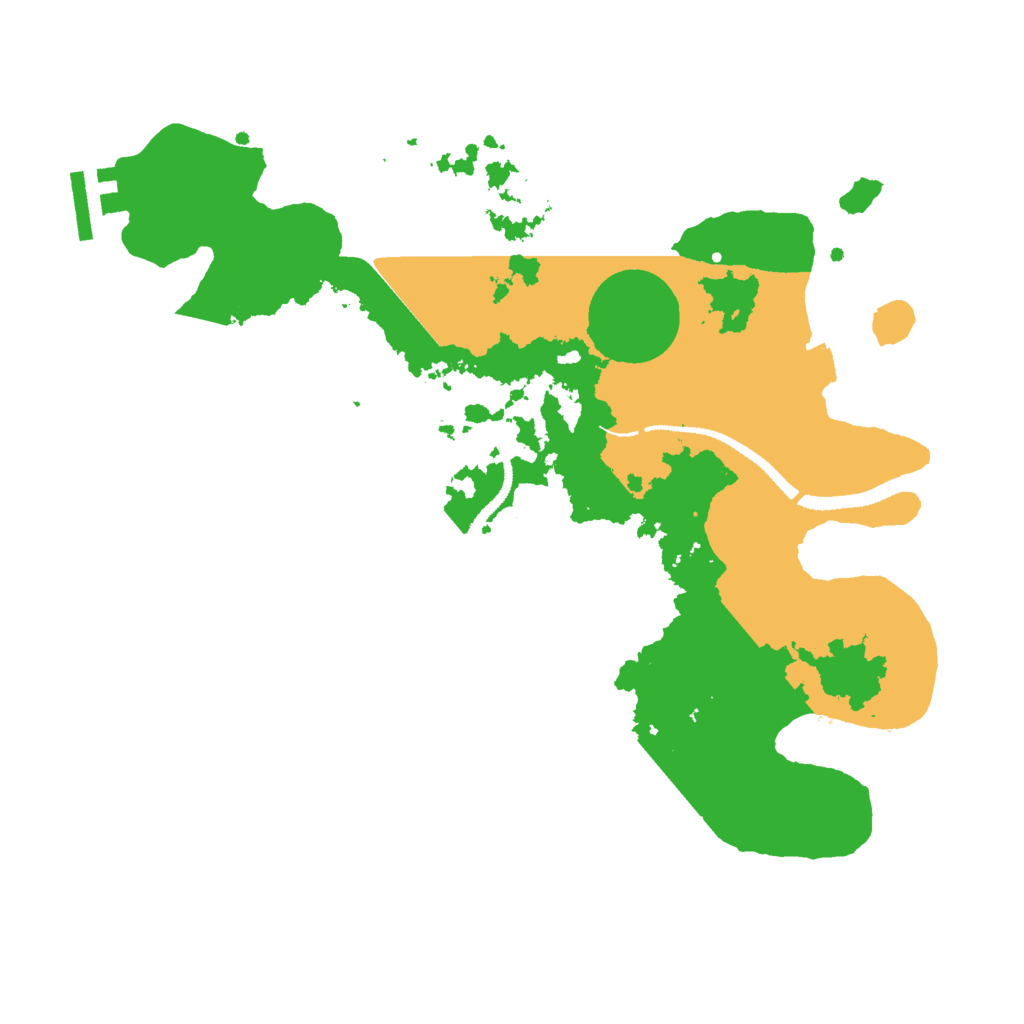 Biome Rust Map: Procedural Map, Size: 3000, Seed: 419824363