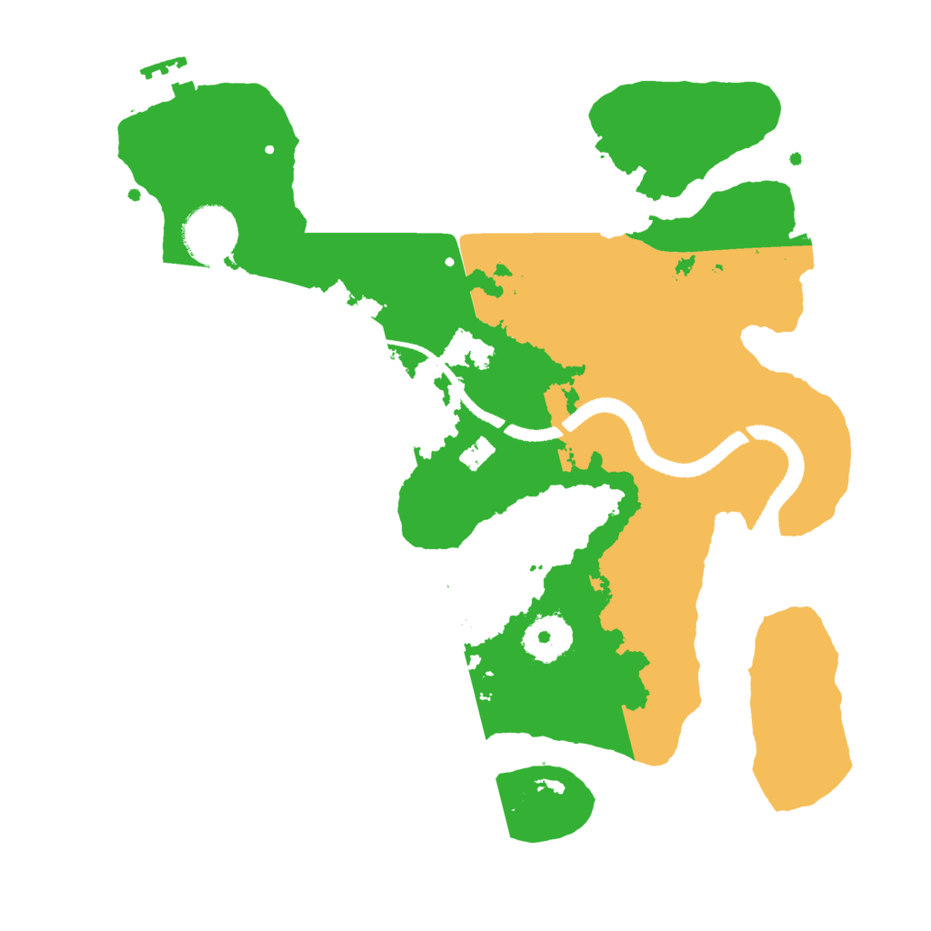 Biome Rust Map: Procedural Map, Size: 3000, Seed: 1455507402