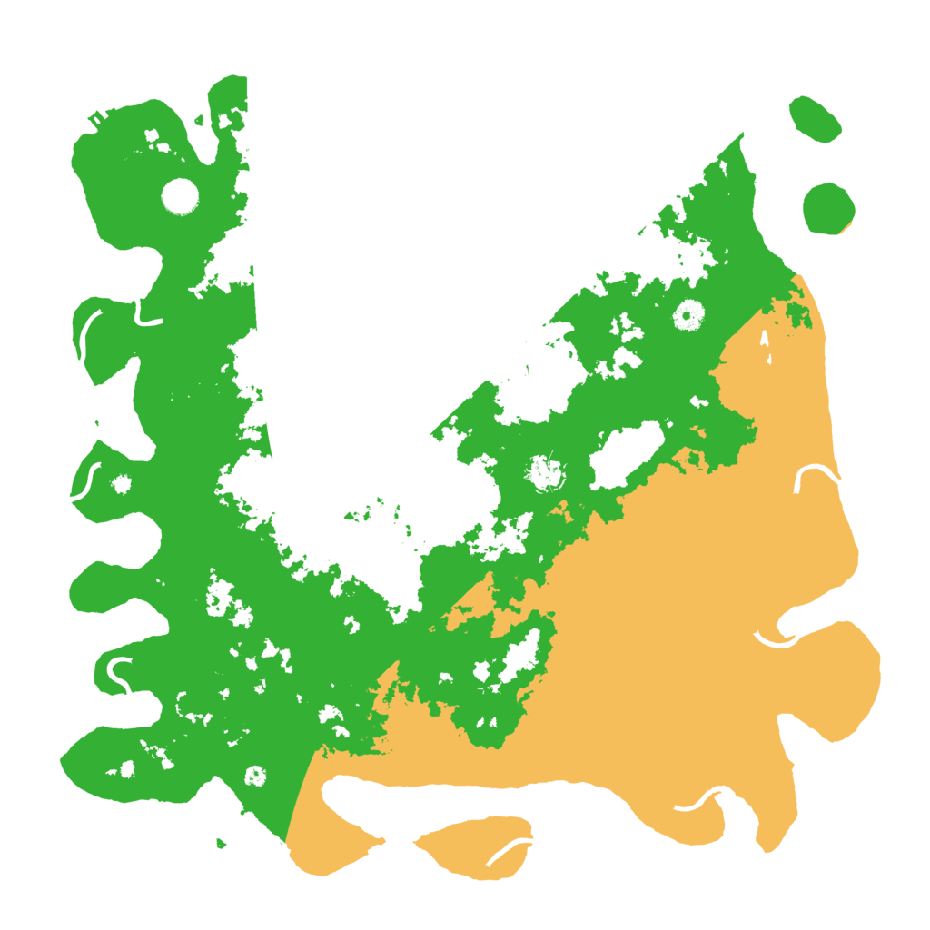 Biome Rust Map: Procedural Map, Size: 4500, Seed: 714555