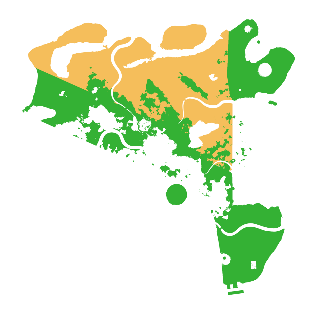 Biome Rust Map: Procedural Map, Size: 4000, Seed: 32343252