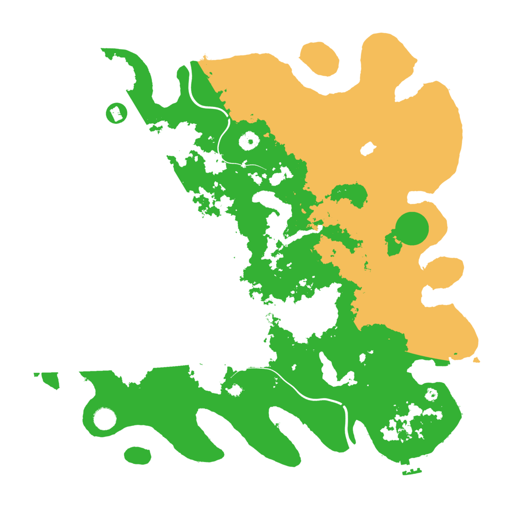 Biome Rust Map: Procedural Map, Size: 4000, Seed: 17109143