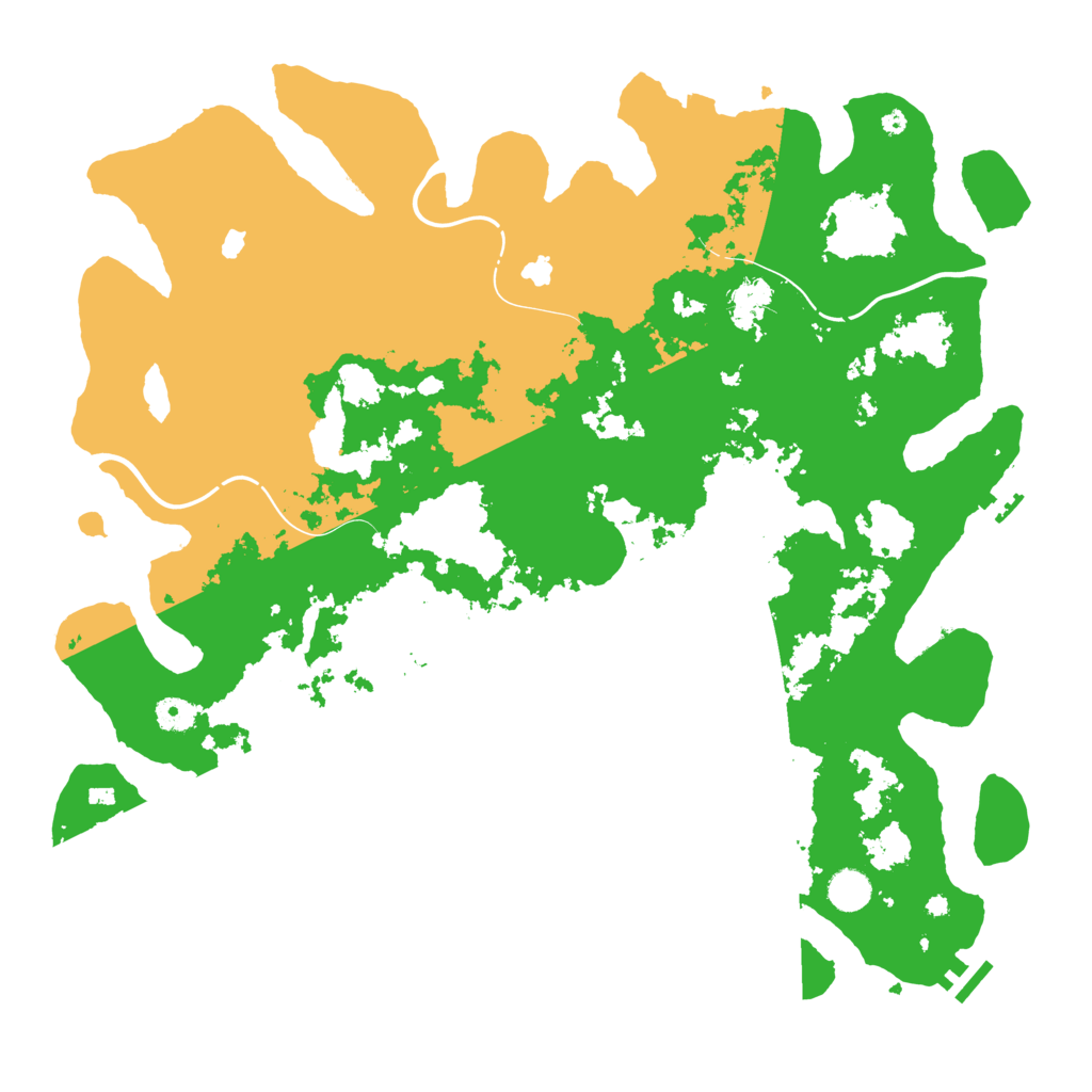 Biome Rust Map: Procedural Map, Size: 4500, Seed: 1067369