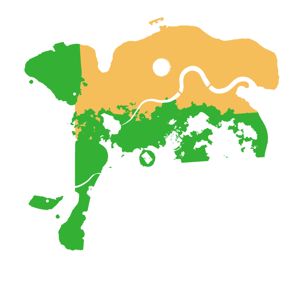 Biome Rust Map: Procedural Map, Size: 3000, Seed: 553251951