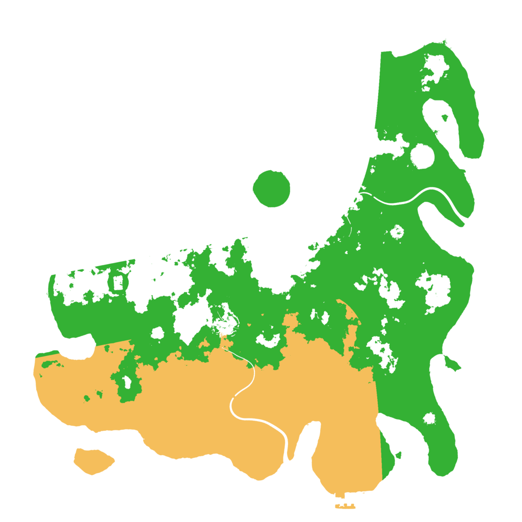 Biome Rust Map: Procedural Map, Size: 3950, Seed: 1304213837