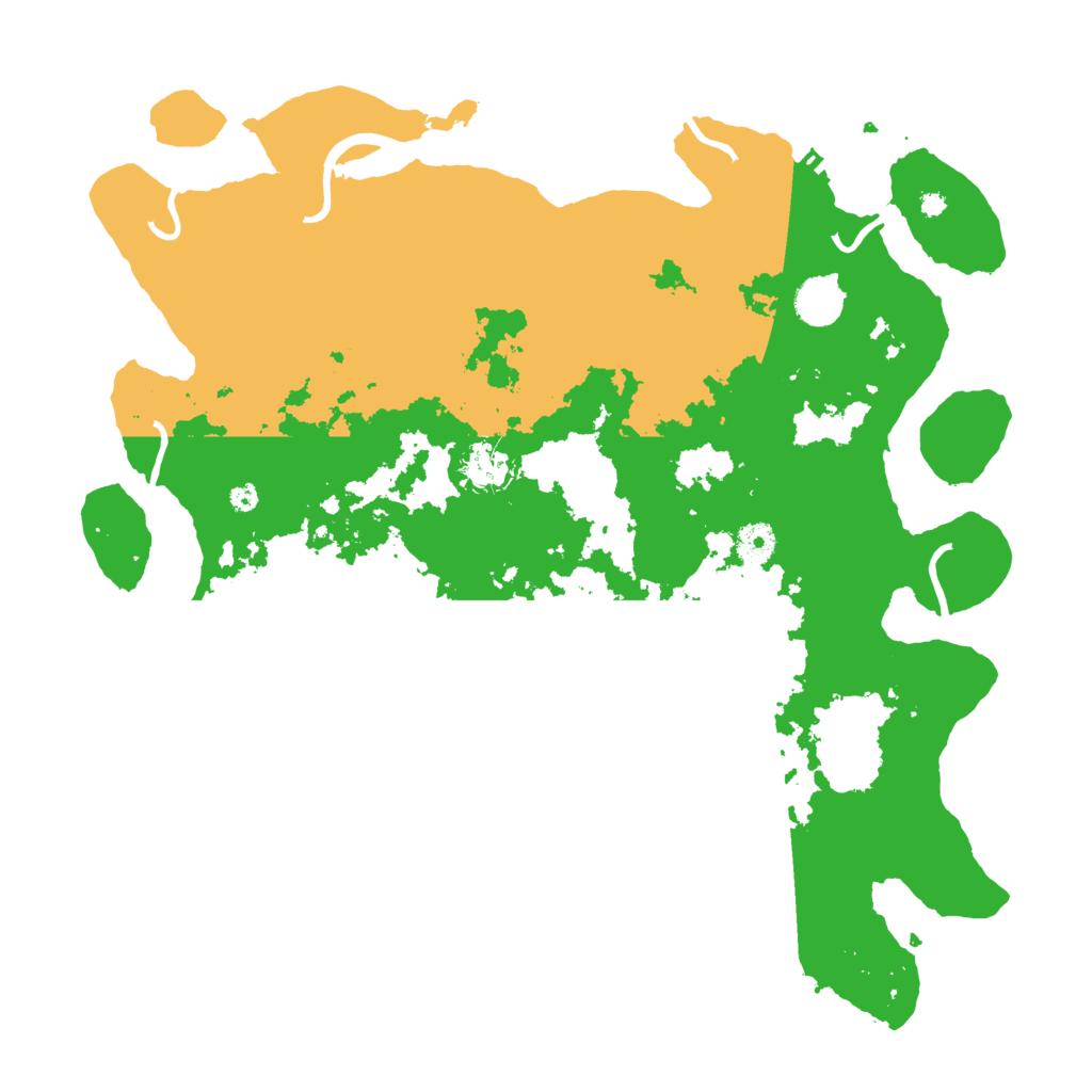 Biome Rust Map: Procedural Map, Size: 4000, Seed: 223349